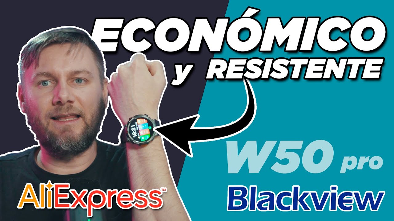 🔥Blackview W50 Pro 👉🏻&iexcl;SmartWatch ECON&Oacute;MICO y RESISTENTE por MENOS de 30 dolares! 👉🏻(AliExpress)