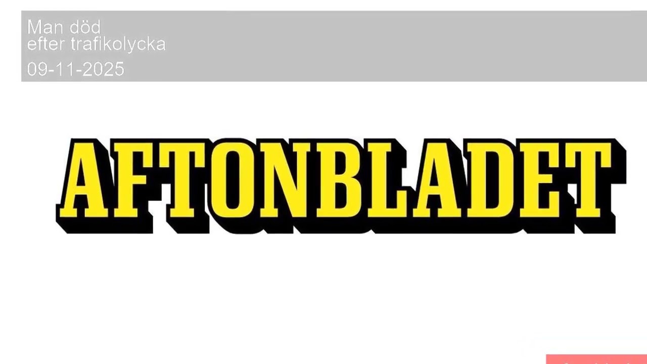 Man död efter trafikolycka