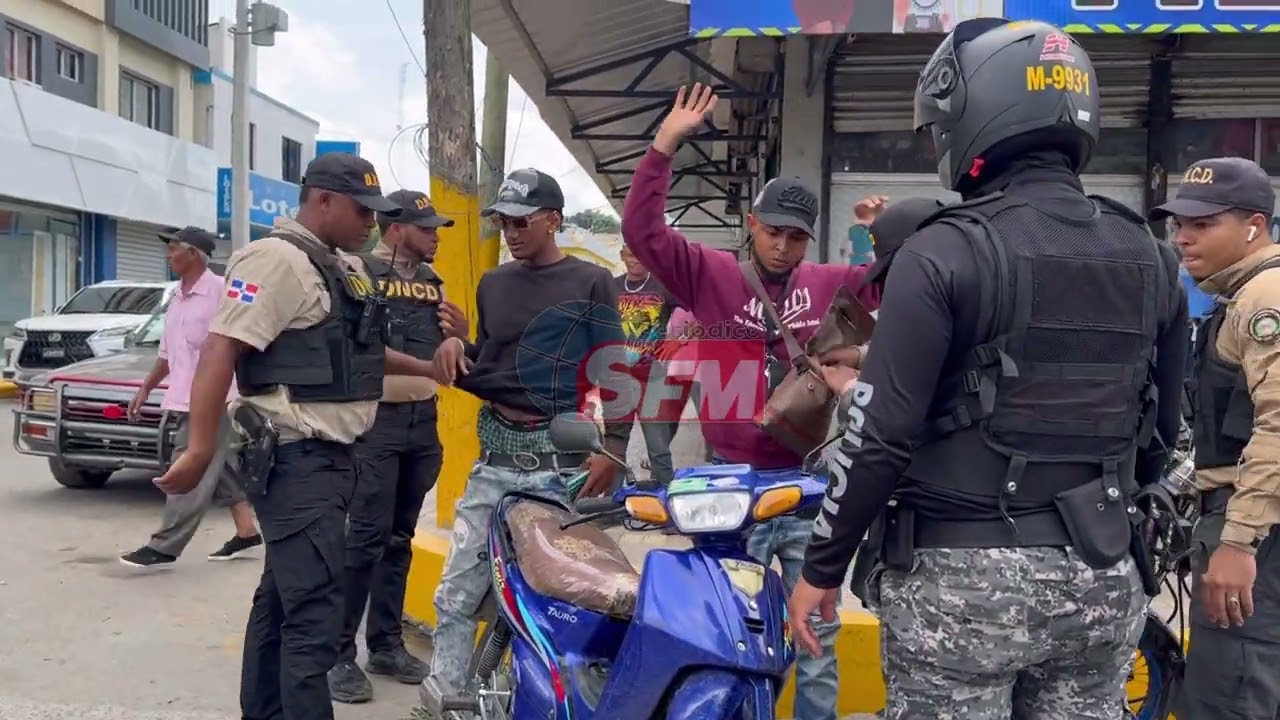Operativo de la DNCD en San Francisco de Macorís mira lo que agarraron