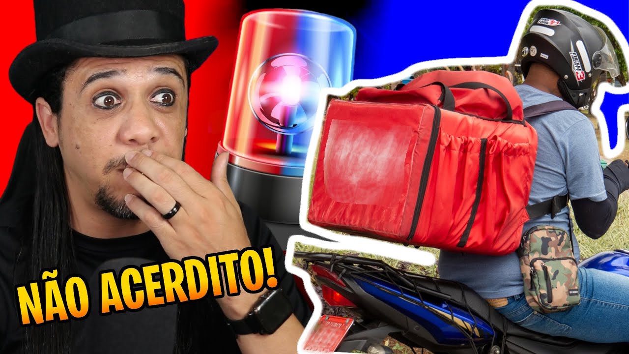 ENTREGADOR TINHA COISA BIZARRA NA BOLSA! @MilhoTV