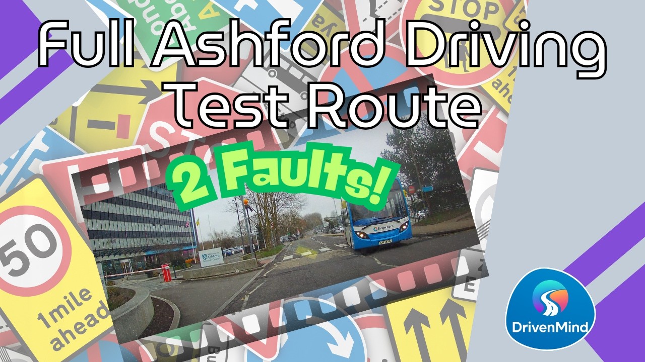 🚗Ashford Driving Test Route 15 | PASSED!🎉(2 Faults!)