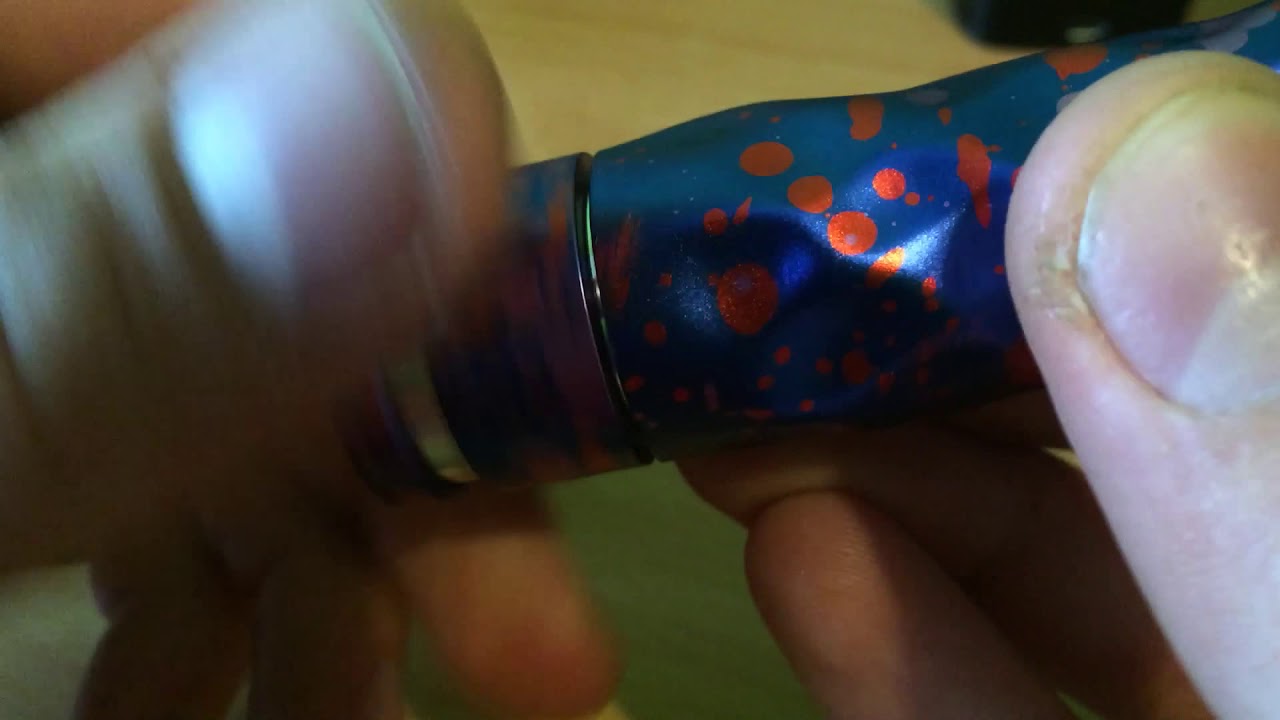 AvidLyfe styled 18650 mech mod. Broken magnet temporary solution with spring.