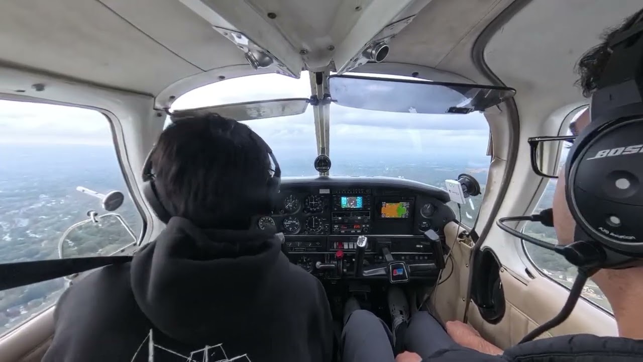 Piper PA28 Traffic Pattern | Full-flight Video KGAI 2025/10/11