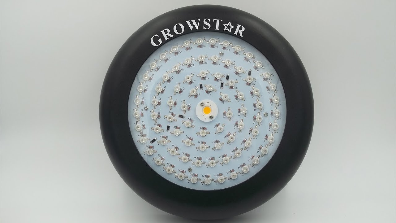 Testing The Growstar 300 watt UFO Next Generation LED Grow Light