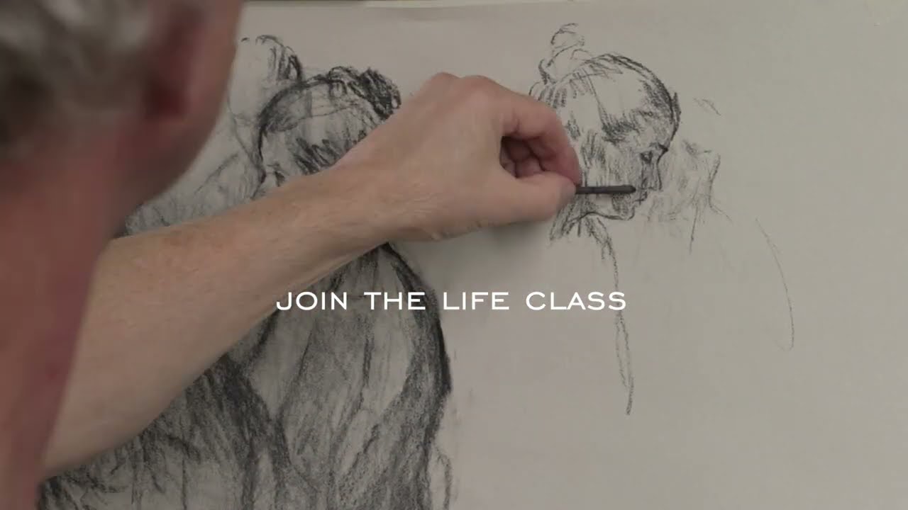 The Life Drawing Class - Charcoal
