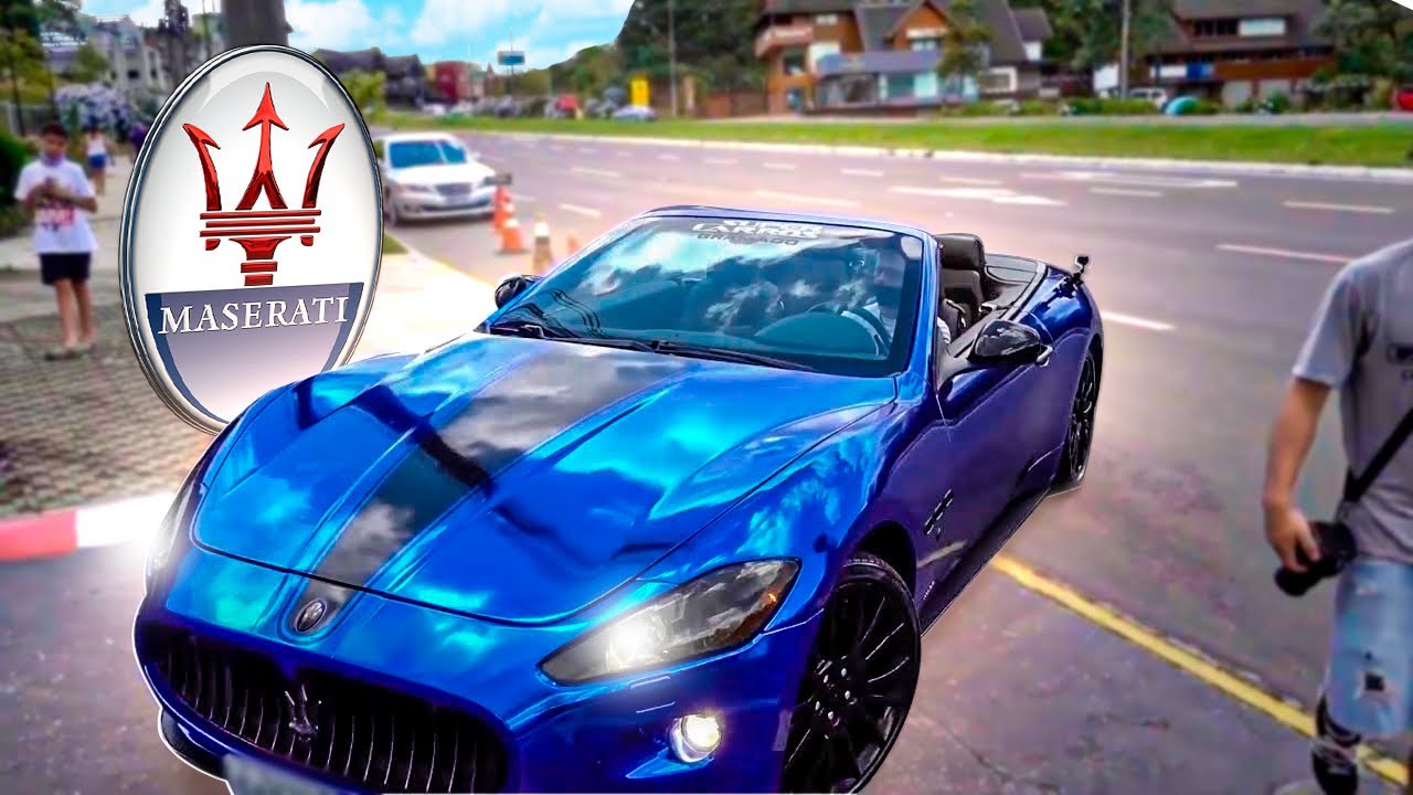ANDEI EM UMA MASERATI PELA PRIMEIRA VEZ! *SUPER CARROS GRAMADO-RS*