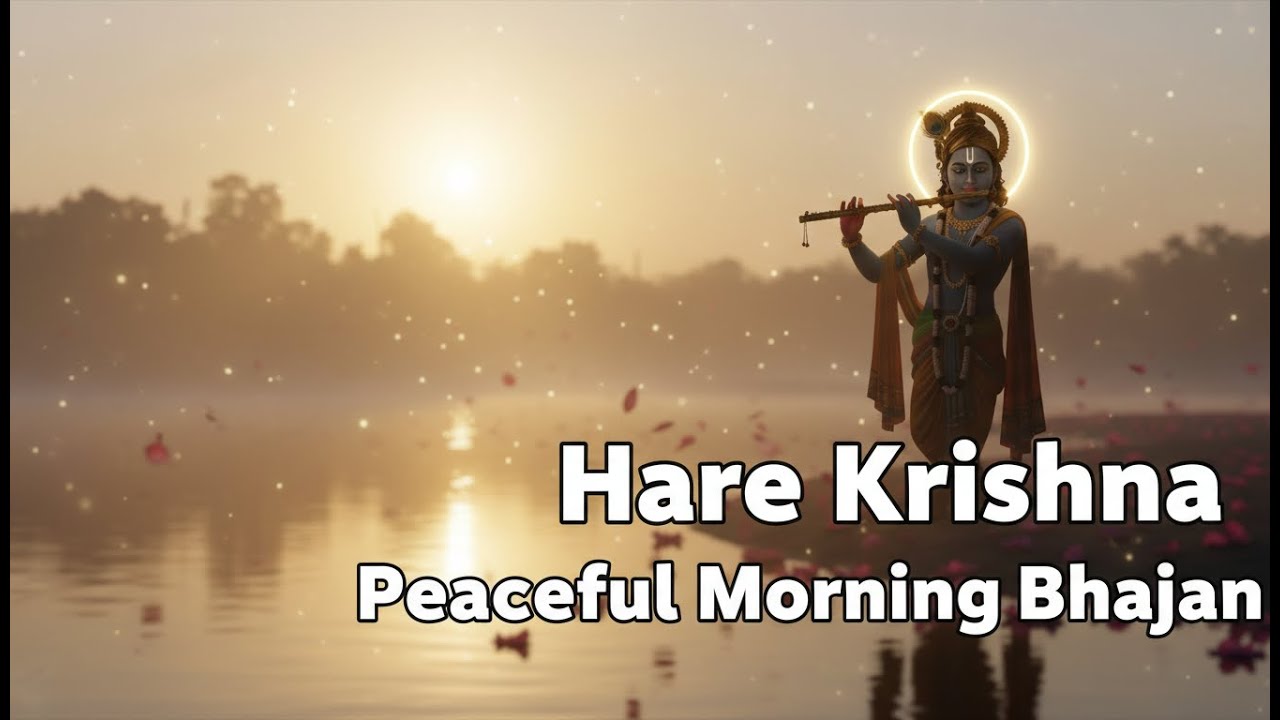 Hare Krishna 🙏 | 1 Hour 10 Minutes Peaceful Krishna Bhajan | Morning Meditation & Mind Relax