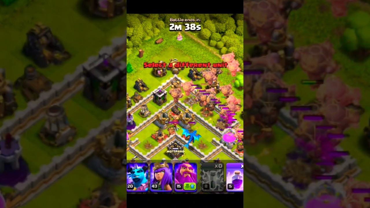 only Rocket Balloon 💭 attack Town hall 11  #clashofclans #coc #event #cocneweventattack