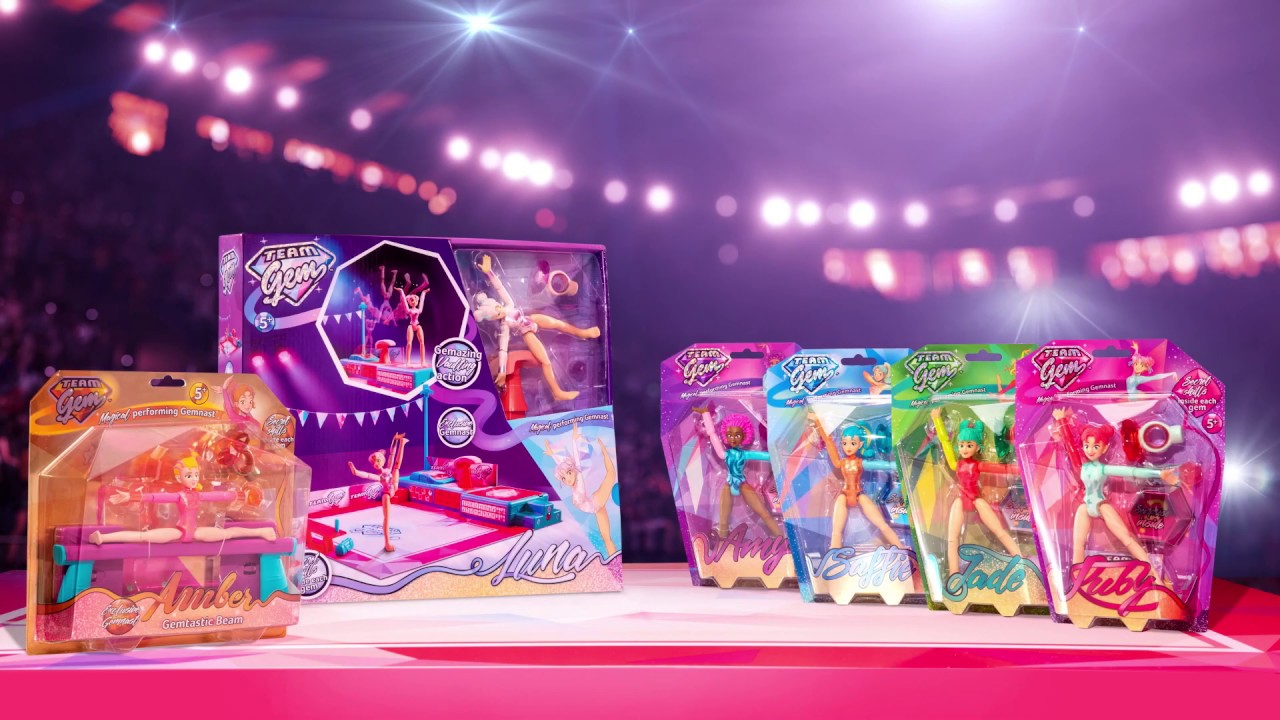 Team Gem Gemazing Gymnastics Magic Balance Ring & Doll