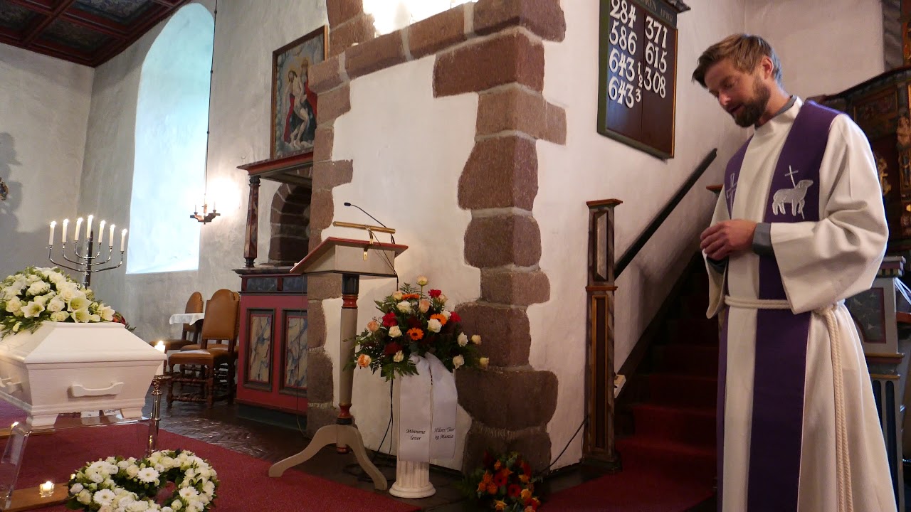 Bisettelse Jon Atle Johannessen - funeral - Borre Kirke - 4k