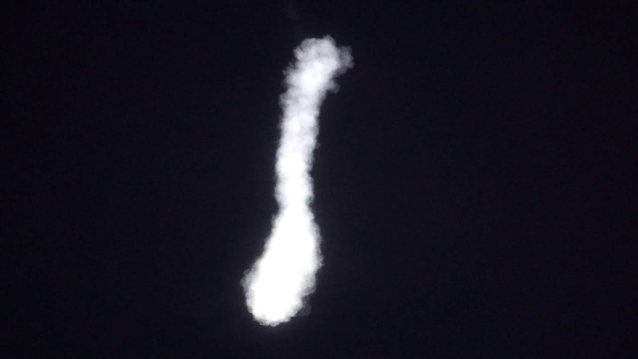 SpaceX Falcon 9 Launch, Boostback, Entry Burn - Iridium-4 - 2017-12-22