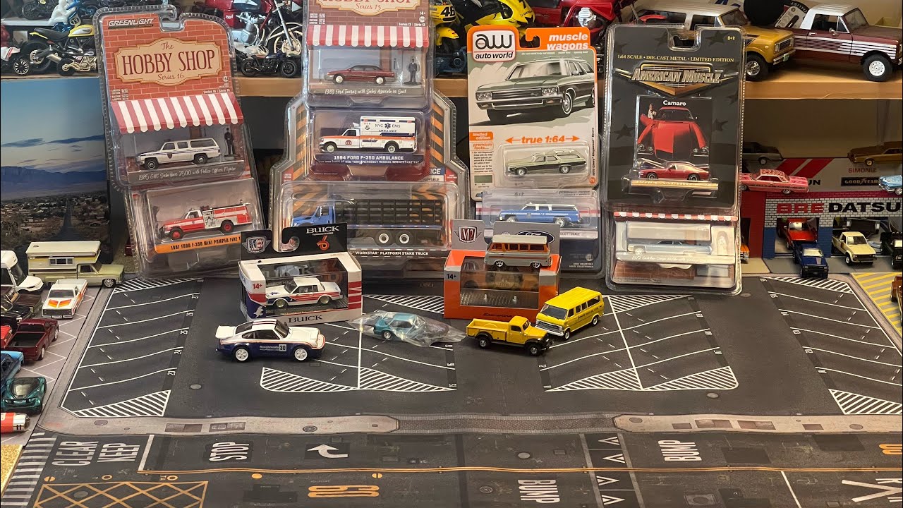 New Greenlight Haul! Fire and Police Suburban | F-350 Ford | Z/28 American Muscle NOS Ertl #diecast