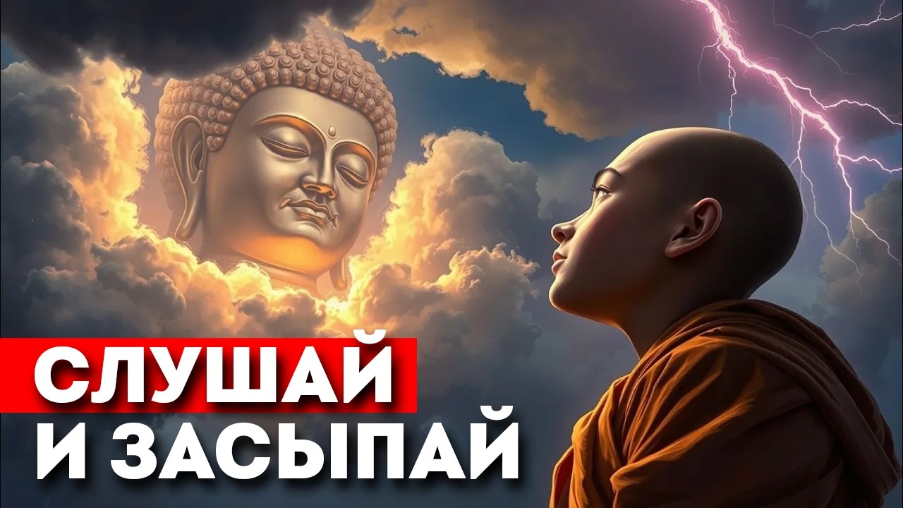 ЗАСЫПАЙ 🌔 ПОД ИНТЕРЕСНУЮ ИСТОРИЮ БУДДИЗМА 🌎 РАССКАЗ ДЛЯ СНА