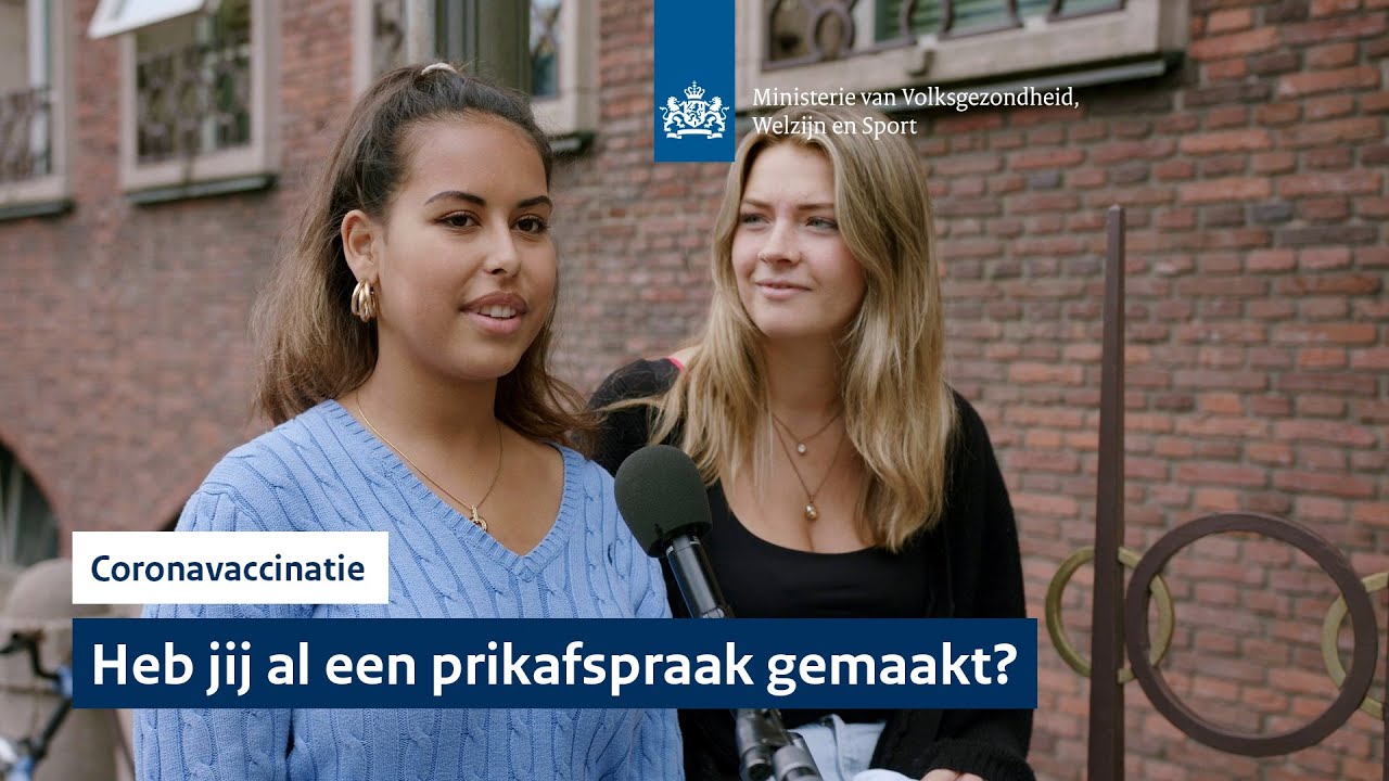 Heb jij al een afspraak voor vaccinatie tegen het coronavirus gemaakt? | Coronavaccinatie