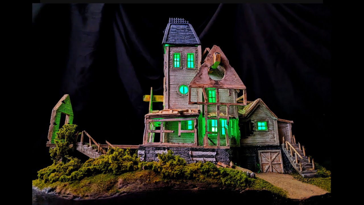 Beetlejuice House Diorama - Scratch Build!!!