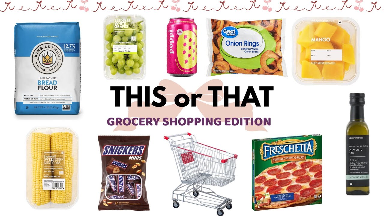 This or That: Grocery Shopping Edition🛒