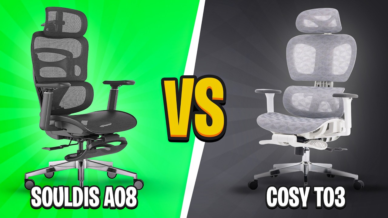 Qual a melhor cadeira ergonômica ? Cosy t03 vs Sensetup Soldis A08
