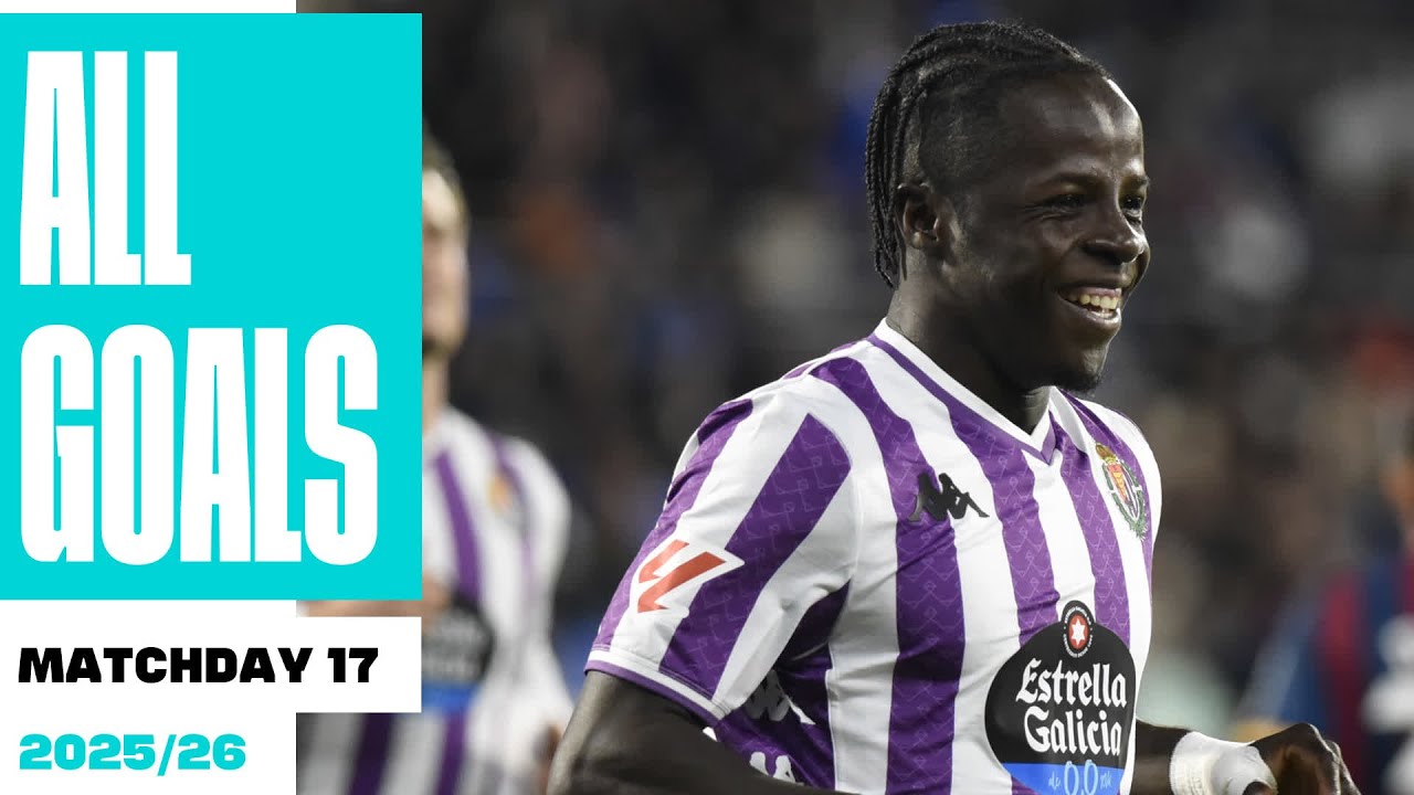 TODOS los GOLES de la JORNADA 17 de LALIGA HYPERMOTION 2025/26