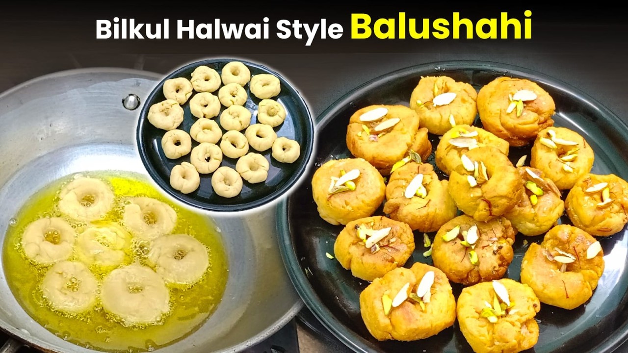 Ekdum halwai style Balushashi | Sirf 3 cheezo se | Super Soft and Flaky