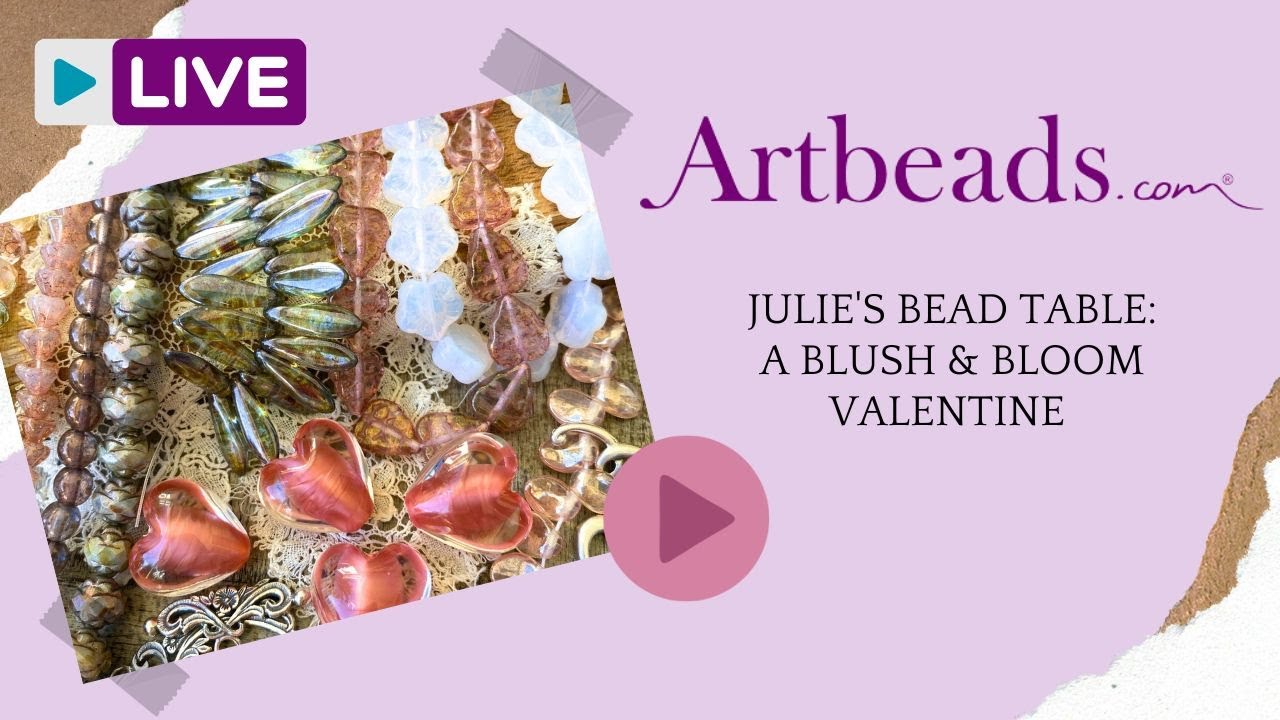 Julie's Bead Table: A Blush & Bloom Valentine