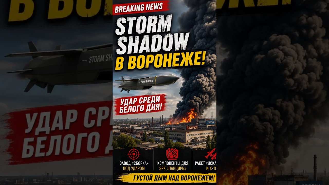 Удар среди белого дня! Storm Shadow в Воронеже