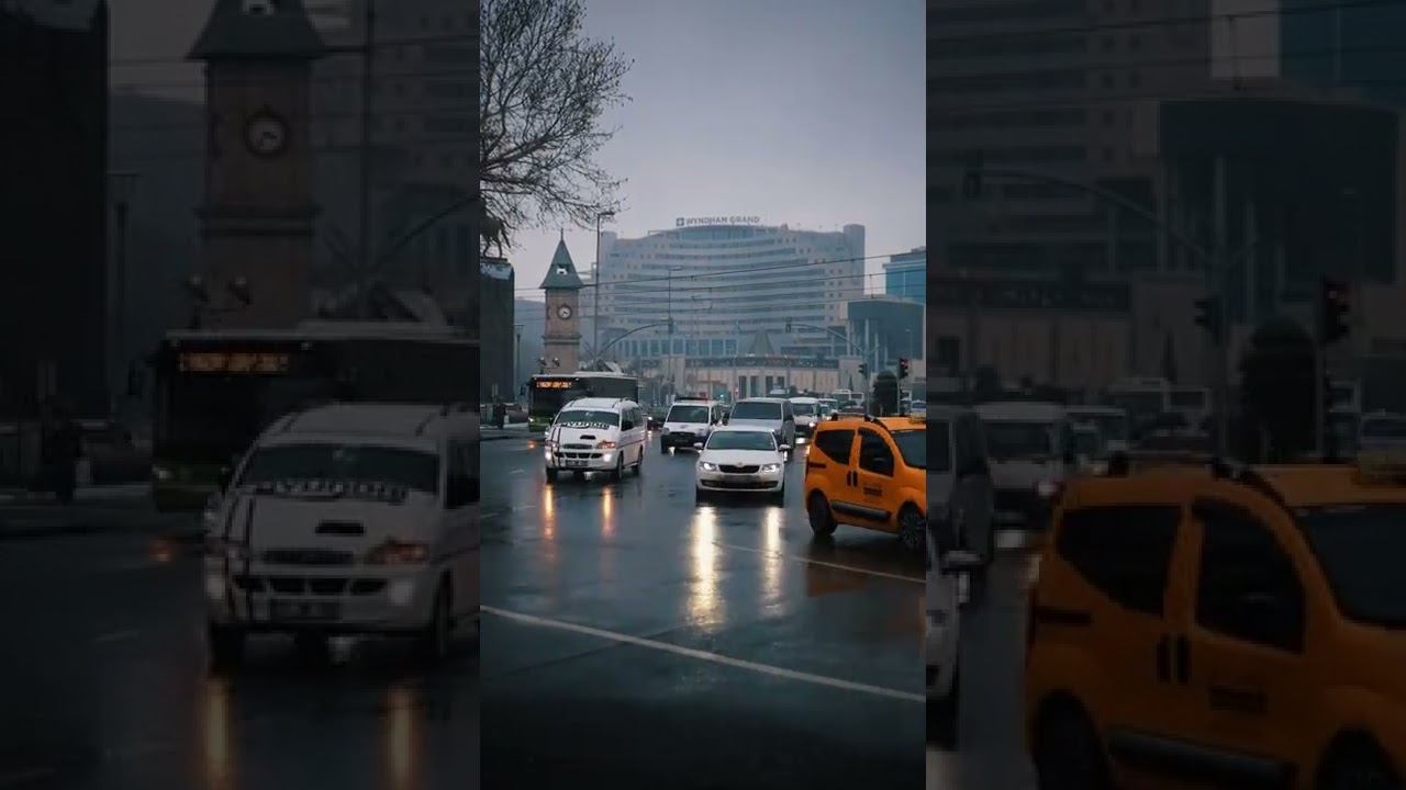 Kayseri Street TURKEY | City Short Video clip, 4k Virtual Tour | SUBSCRIBE 😊| 