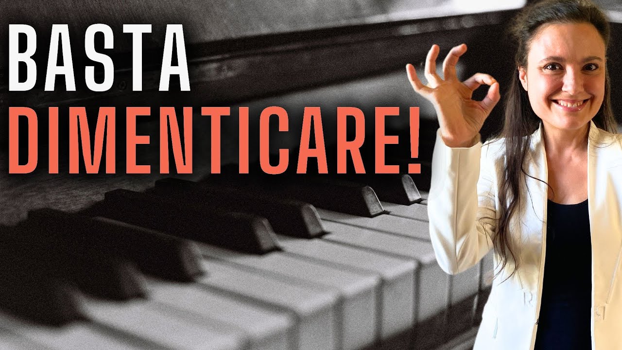 Come IMPARARE A MEMORIA un pezzo al PIANOFORTE senza sbagliare diteggiatura e note!