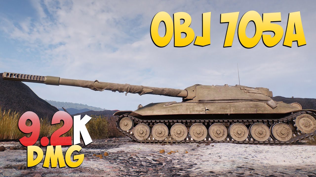Об 705А - 8 Kills 9.2K DMG - Приятный! - Мир Танков