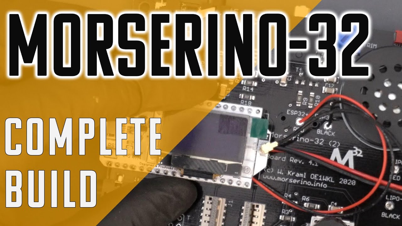 Morserino-32 Morse Code Machine | Full Build