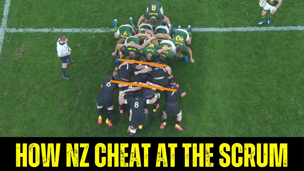 How New Zealand cheat at the scrum