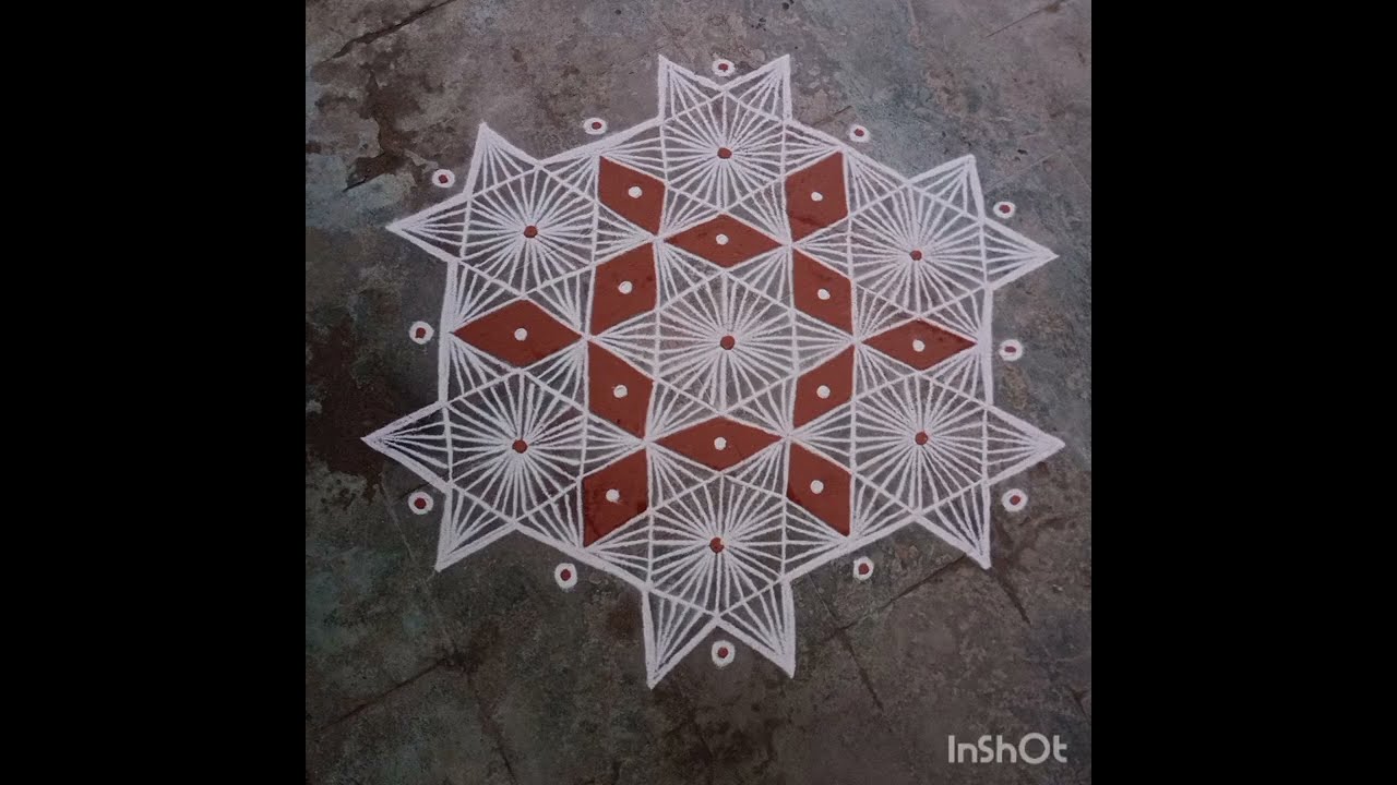 9*5 dots /கார்த்திகை மாத படி கோலம் /rangoli kolam designs /simple muggulu /beginners kolam 