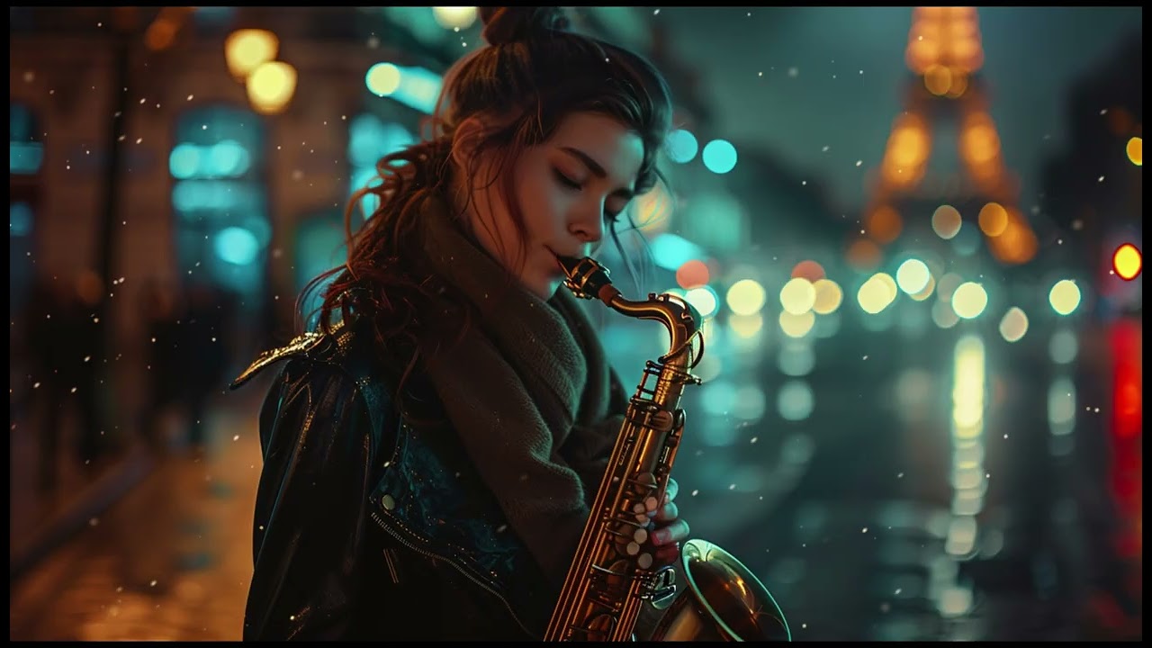 Jazz music | for a cozy evening with a saxophone - relaxing night jazz | music with a saxophone
