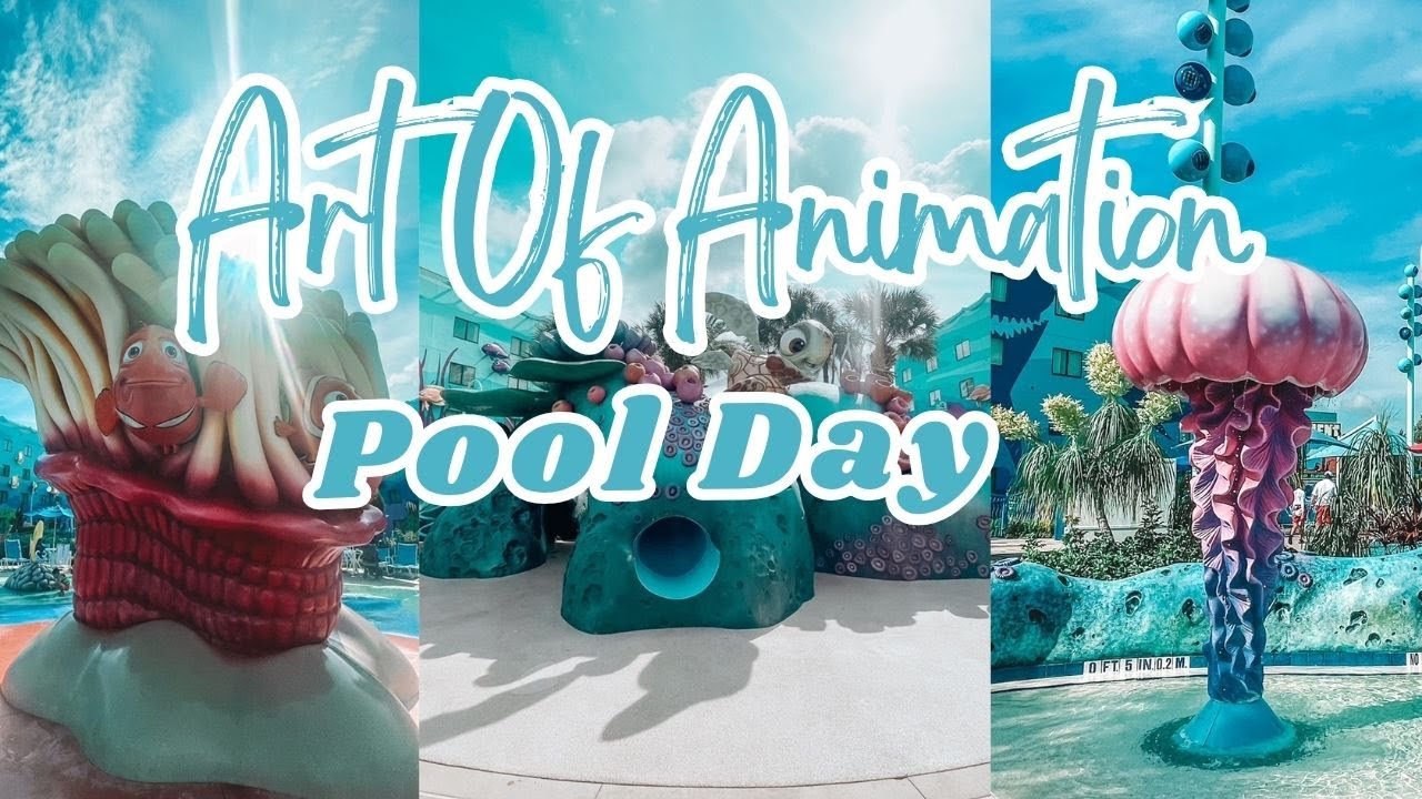 Курорт Disney’s Art of Animation Resort | Посещение всех 3 бассейнов и детской площадки
