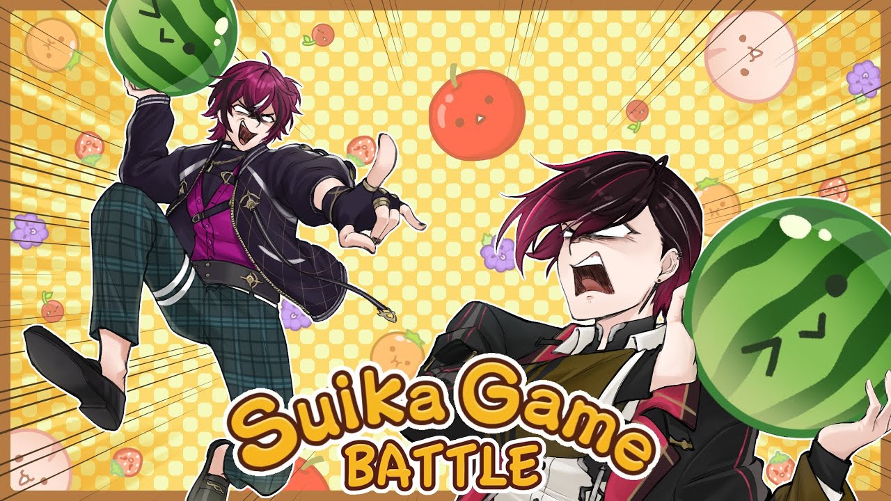 SUIKA BATSU BATTLE WITH DOPPIO DROPSCYTHE 【Watermelon Game 🍉スイカゲーム】【NIJISANJI EN | Ver Vermillion】
