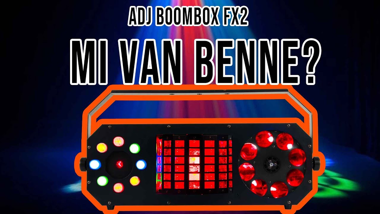 ADJ Boombox FX2 Mi van benne?