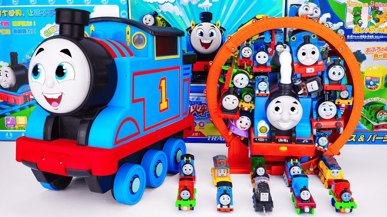 Secret Unboxing Takara Tomy Plarail Thomas GOGO Thomas Exciting Playland Train | ASMR Toys Review