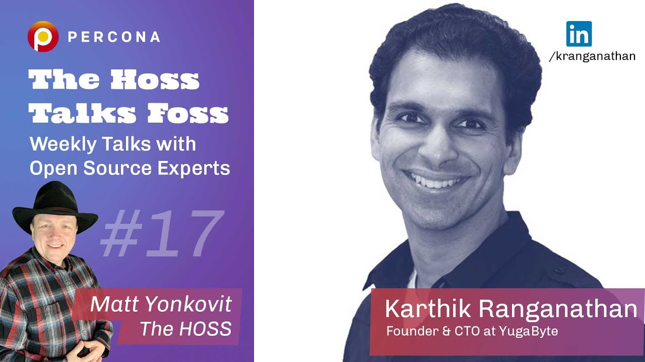 Open source Database from Apache Cassandra, HBase, to Yugabyte - Percona Podcast 17