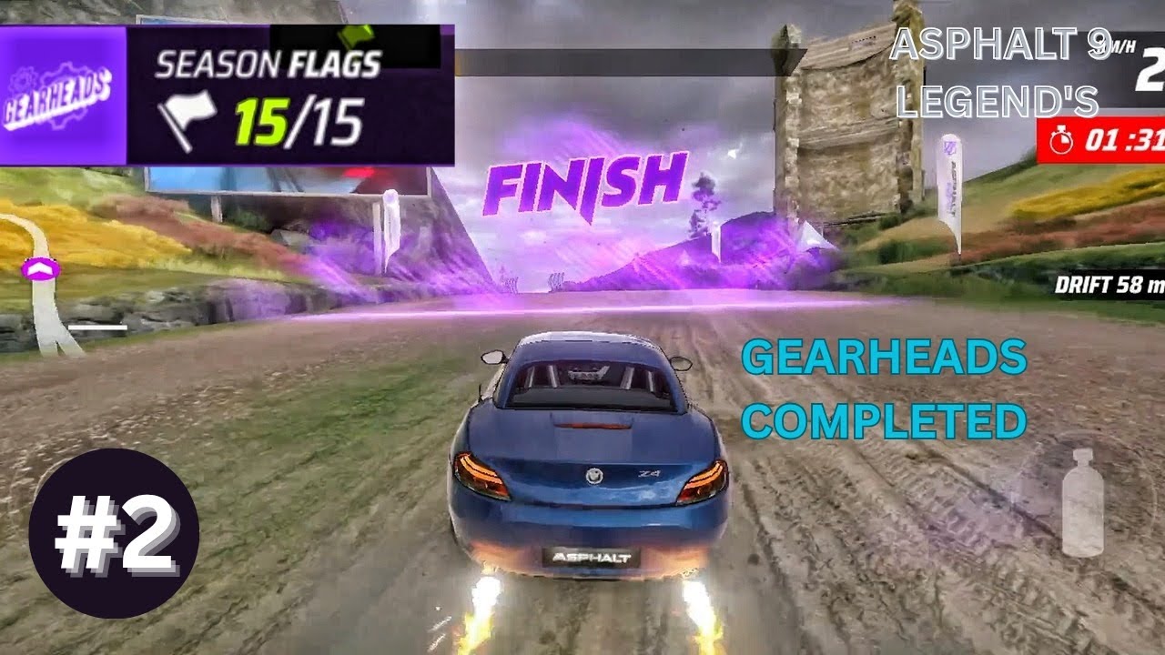 Chapter:- GEARHEADS Completed in ASPHALT 9 #2