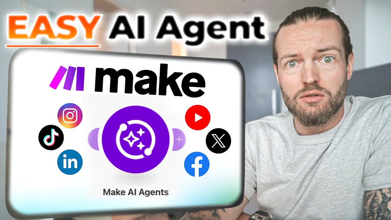 Создайте своего первого ИИ-агента на Make.com за 15 минут (без программирования)