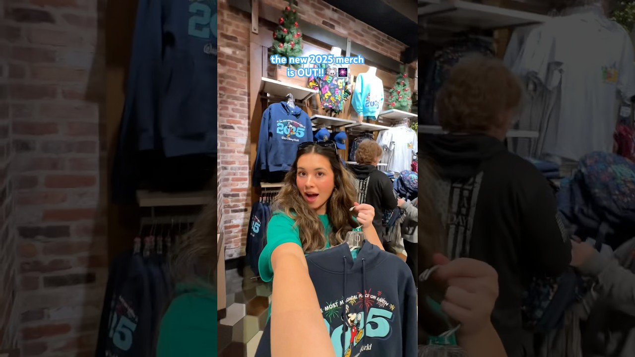 i found the NEW 2025 Disney merch!!! 🐭🎆✨