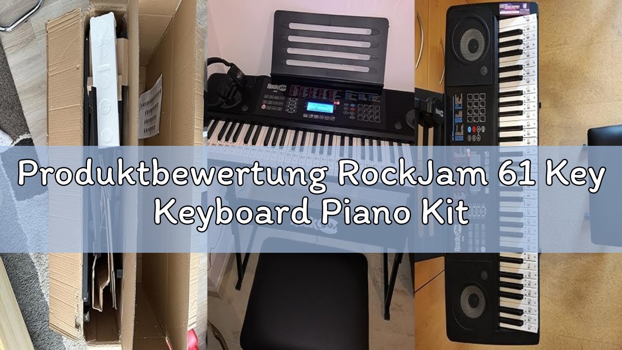 Produktbewertung RockJam 61 Key Keyboard Piano Kit