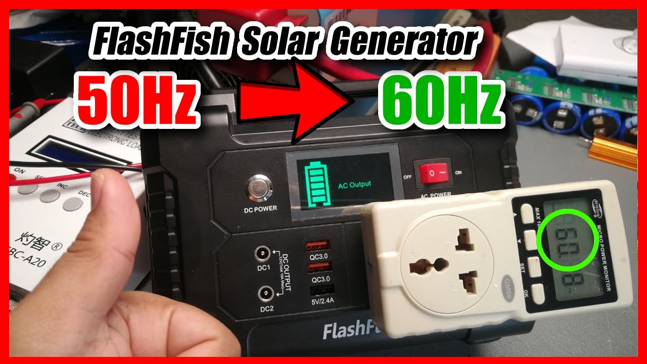 Convert FlashFish Solar Generator 50Hz to 60hz