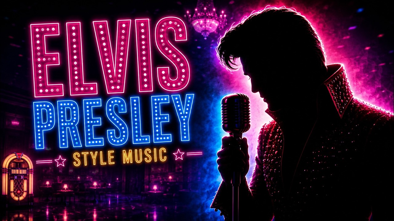 ELVIS PRESLEY STYLE MUSIC 🌊 The Delta Still Remembers | 17 Original Rock'n'Roll Songs with Lyrics