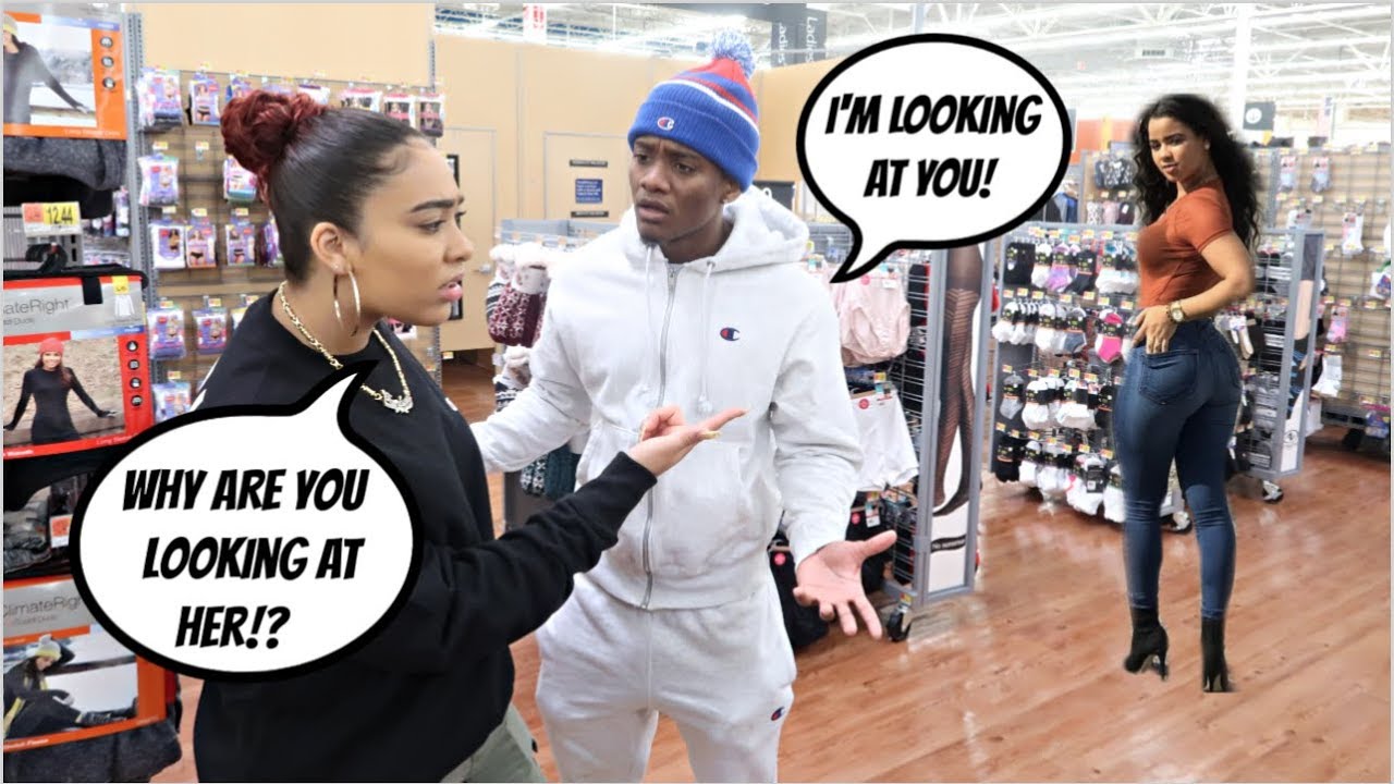 ACCUSING MY BOYFRIEND OF CHECKING OUT OTHER GIRLS! *HE WAS HEATED*