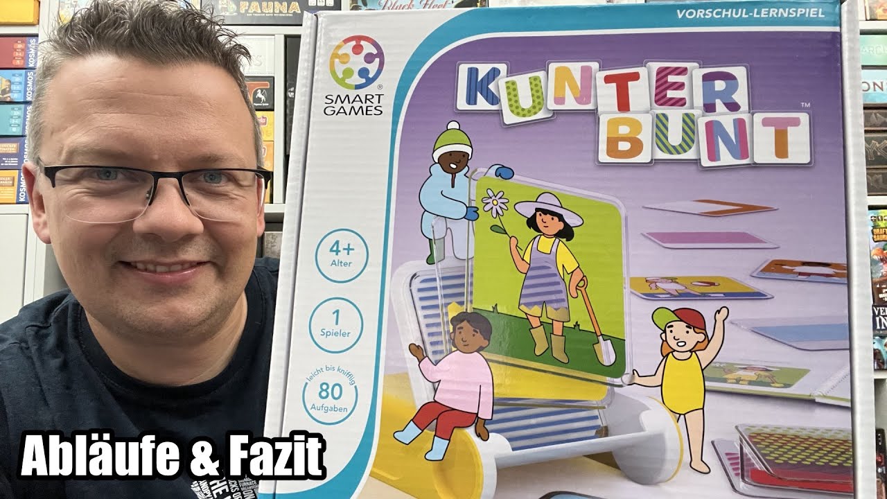 Kunterbunt (Smart Games) - attraktives Logikspiel für die Kinder ab 4 Jahren