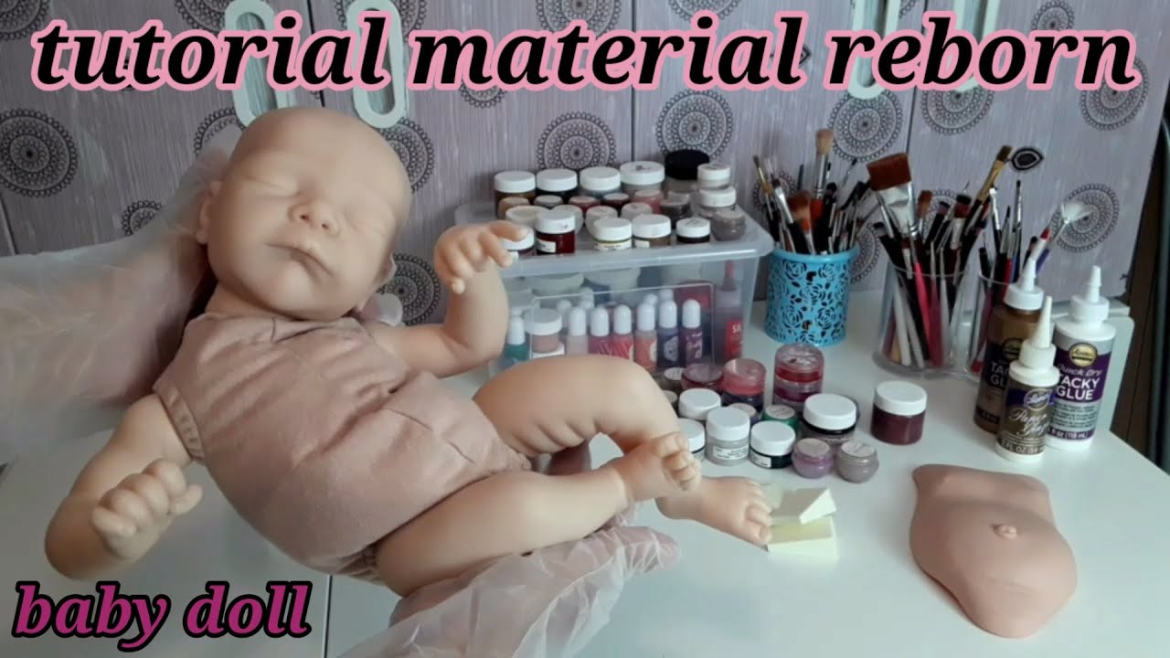 TUTORIAL / Material y pintura Necesario Para Crear Hacer Un BEBÉ REBORN / Reborning / Painting