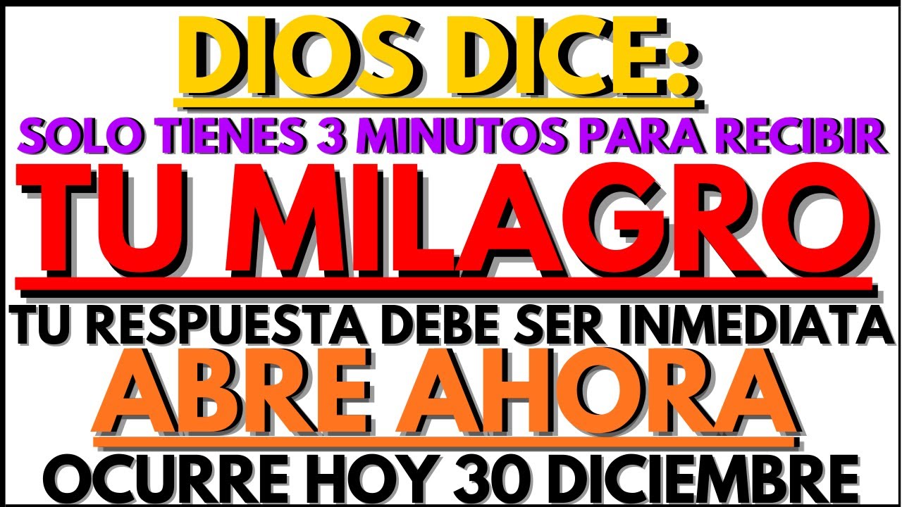 🚨💵💰DIOS DICE: ABRE AHORA — EN SOLO 3 MINUTOS TU MILAGRO APARECERÁ, NO LO IGNORES💵💰