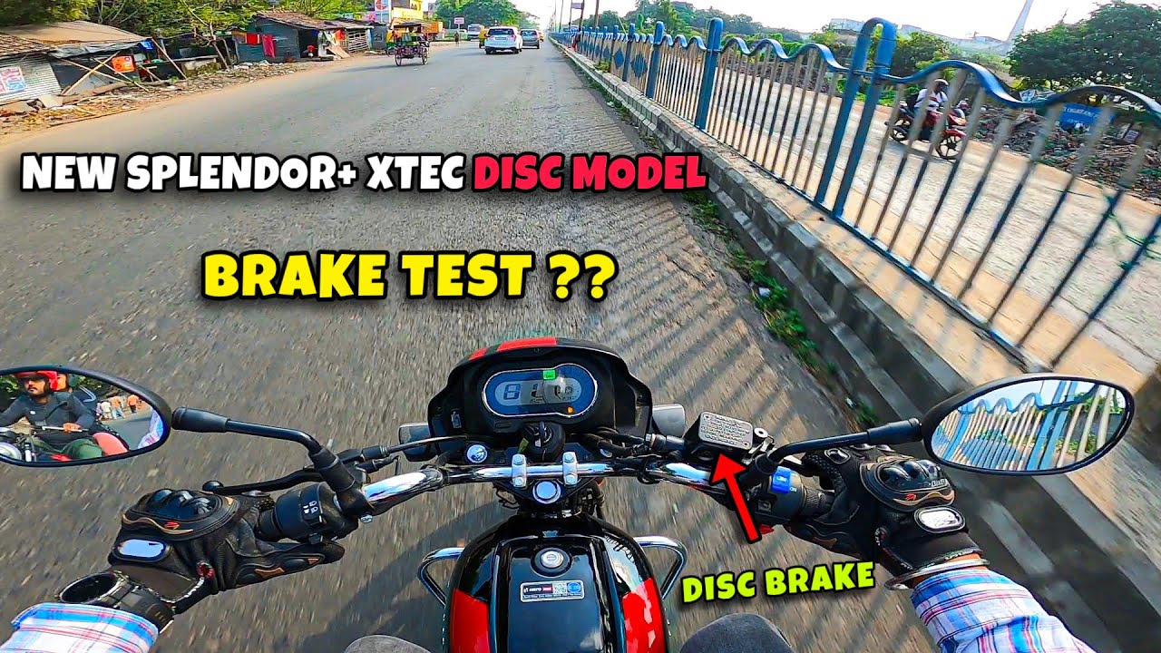 Hero Splendor Plus Xtec Disc RIDE REVIEW 2024 New Model - Brake Test 😱 Price? Mileage | splendordisc