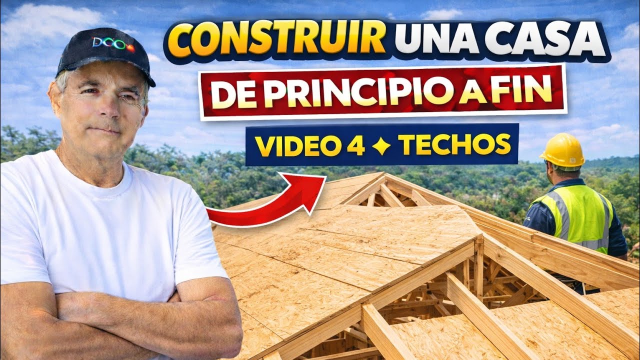 Como construir una casa 4 techo y carpinteria 