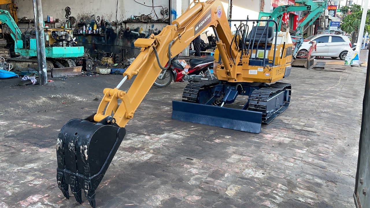 Xe Múc Mini Komatsu Pc10 Nông Cơ Nguyễn Văn Châu
